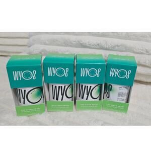 WYOS The Clean Sweep Gentle Face Cleanser Stick Set of 4 New TSA friendly